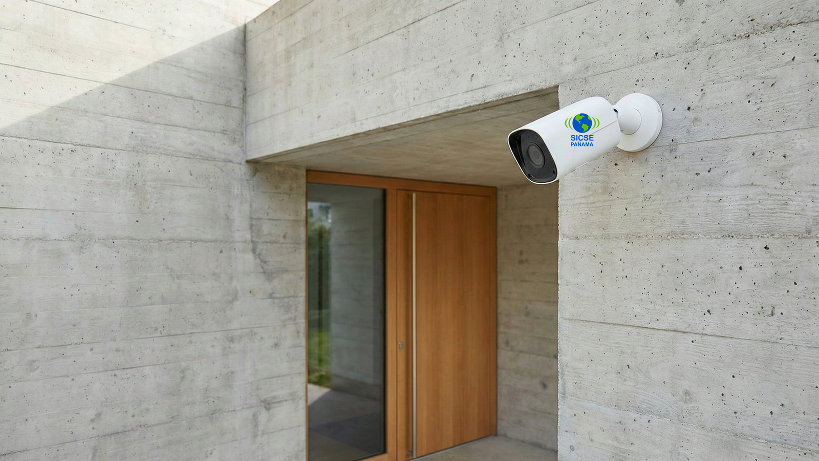 Cámara de vigilancia inteligente Hikvision instalada por SICSE Panamá